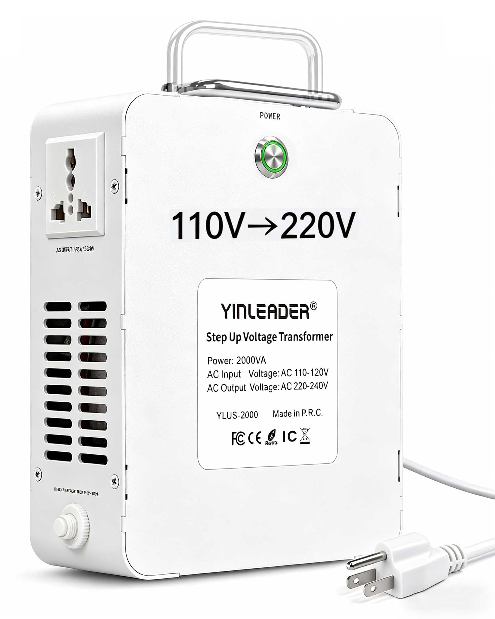 Amazon.com: Yinleader 2000w Step Up Transformer 120v to 240v