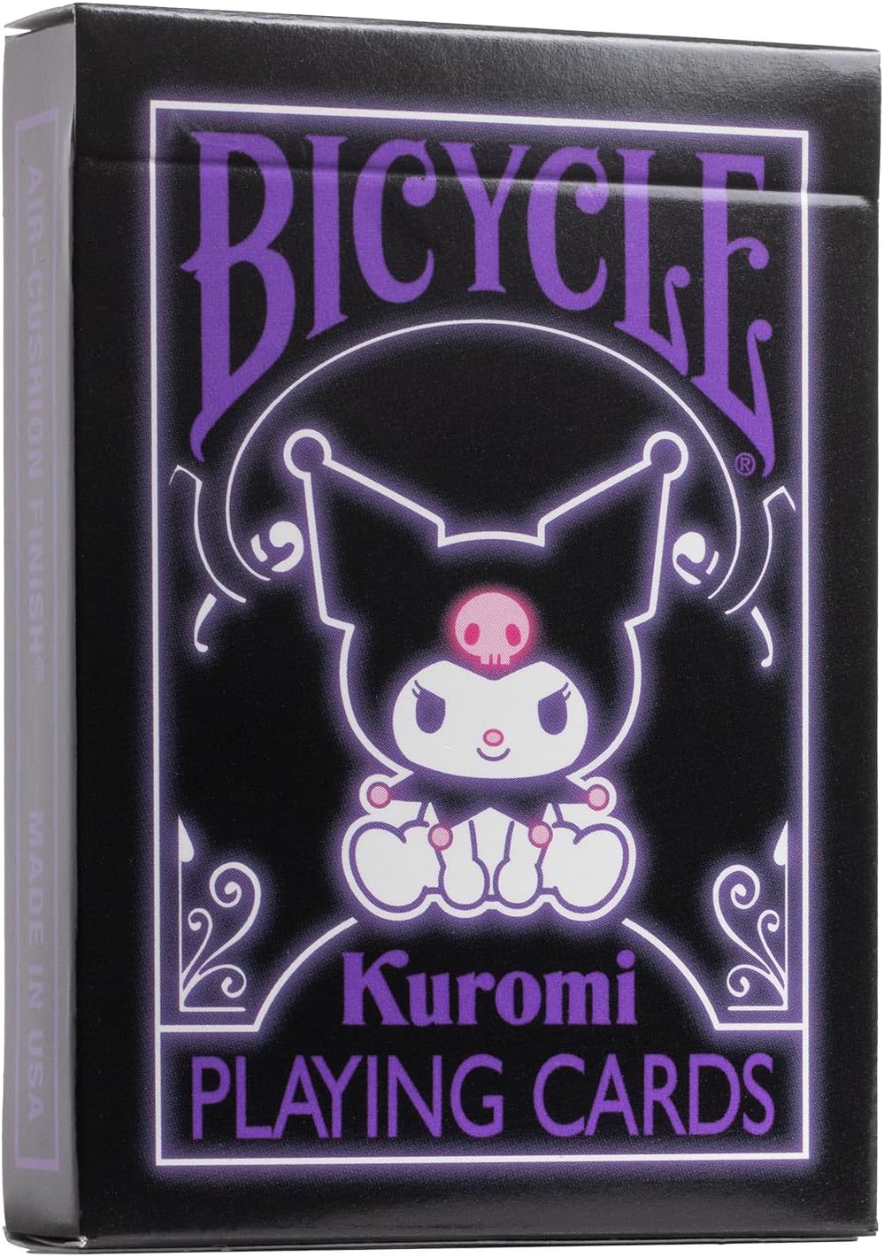 Kuromi Sanrio Playing Cards, Black, Pink and Purple, 1 Deck