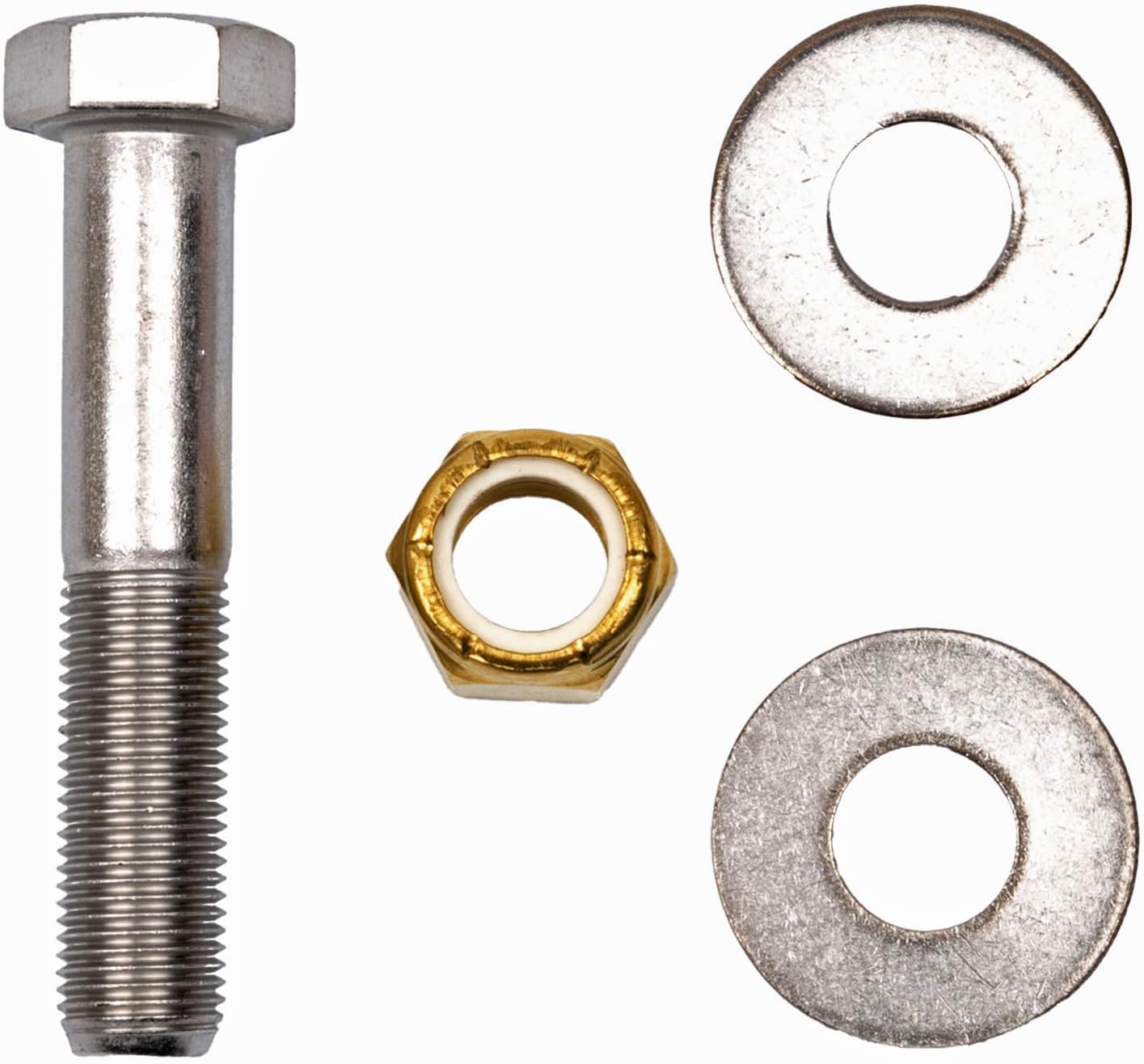 T-H Marine Jack Plate Bolt Kit – ½-20 x 2-3/4” Fine Thread Bolts with Shoulder – Stainless Steel – Includes Lock Nuts & Washers – Mounting Hardware for Outboard Motors