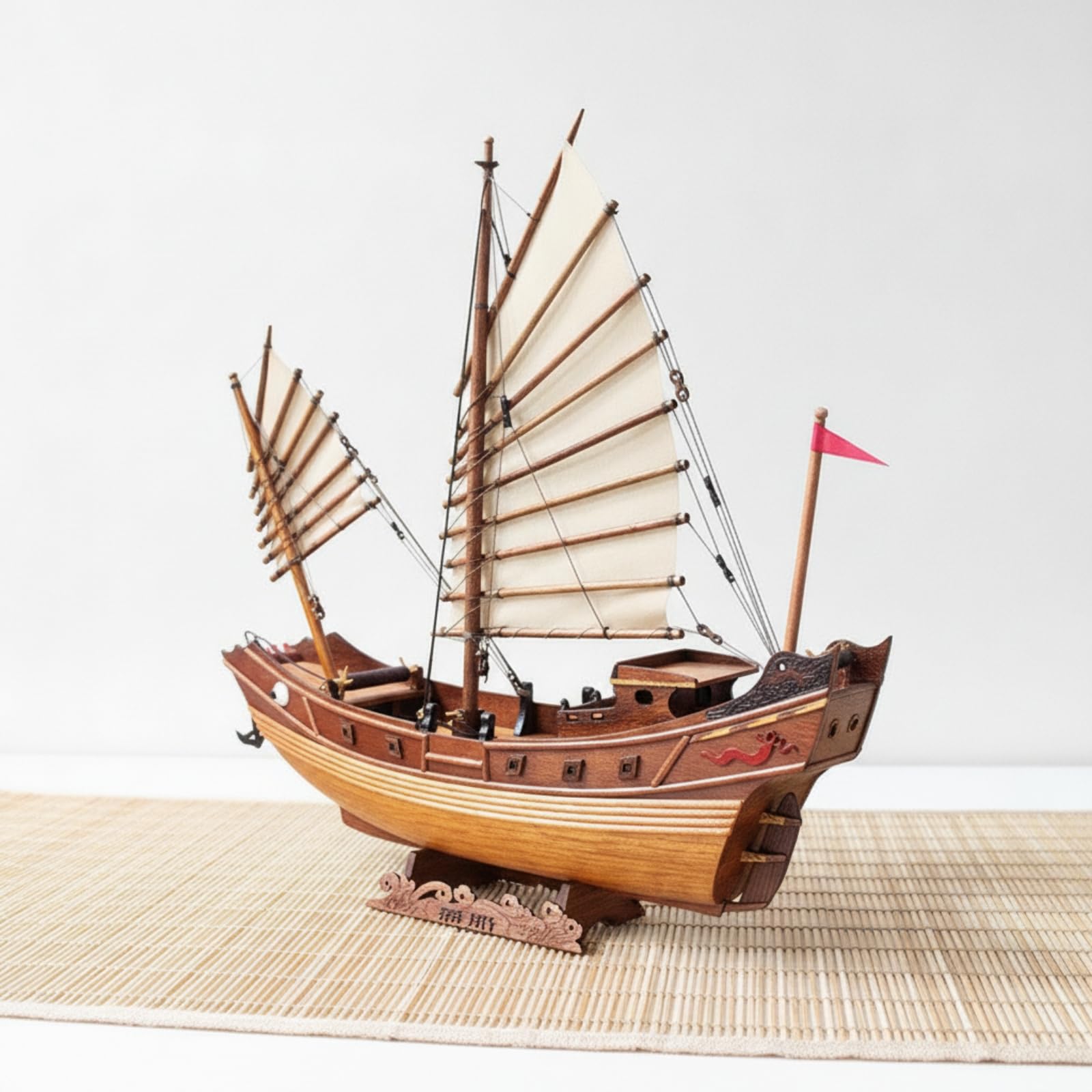 Klassisch Segelschiffmodell mit Standfuß, 35CM Model B