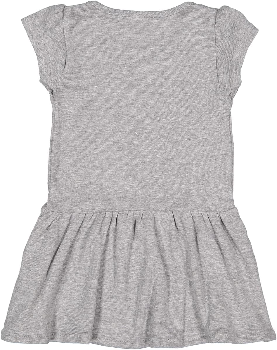 inktastic Cute Chicken Farming Toddler Dress 3T Heather Grey