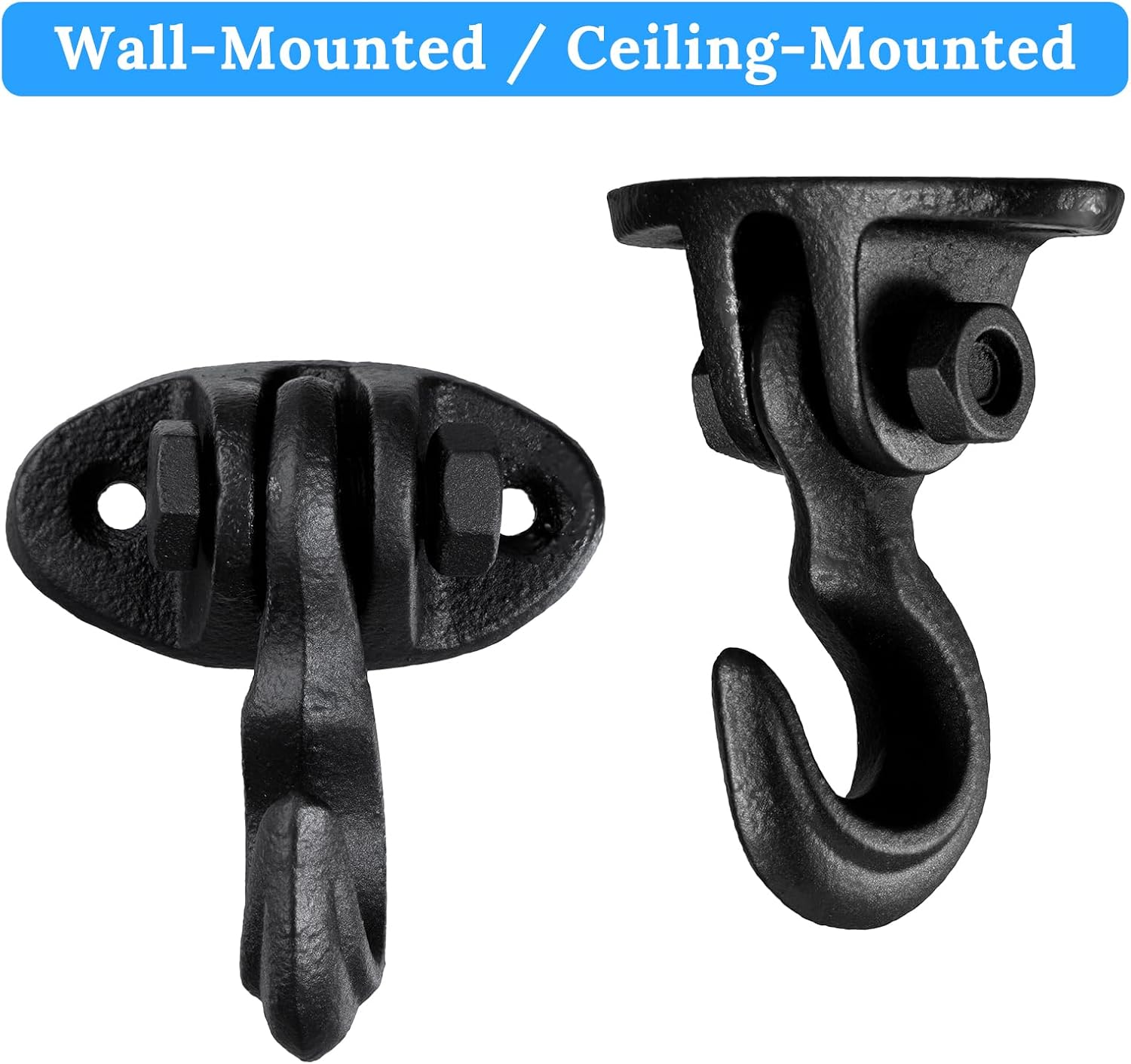 3 Pcs Cast Iron Ceiling Hook,Industrial Coat Hook,Chandelier Hooks,Plant Pot Hanger