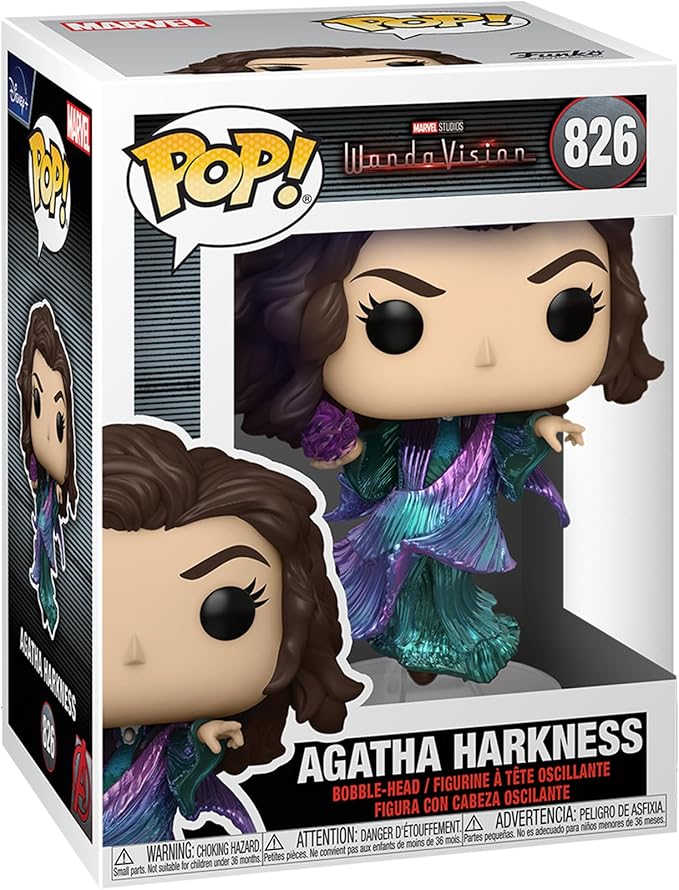 Funko Pop! Marvel: WandaVision–Agatha Harkness - Figura de Vinilo Coleccionable - Idea de Regalo- Mercancia Oficial - Juguetes para Niños y Adultos - TV Fans - Muñeco para Coleccionistas y Exposición