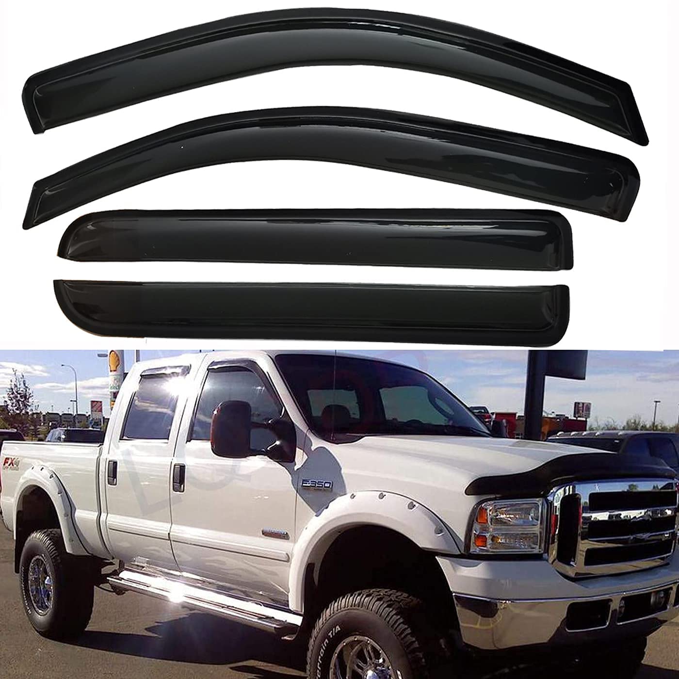FOCUS HD 5D07 FORMFIT DÉFLECTEUR DE CAPOT EN ACRYLIQUE - CHEVROLET SILVERADO 1500 07-13 main image 0