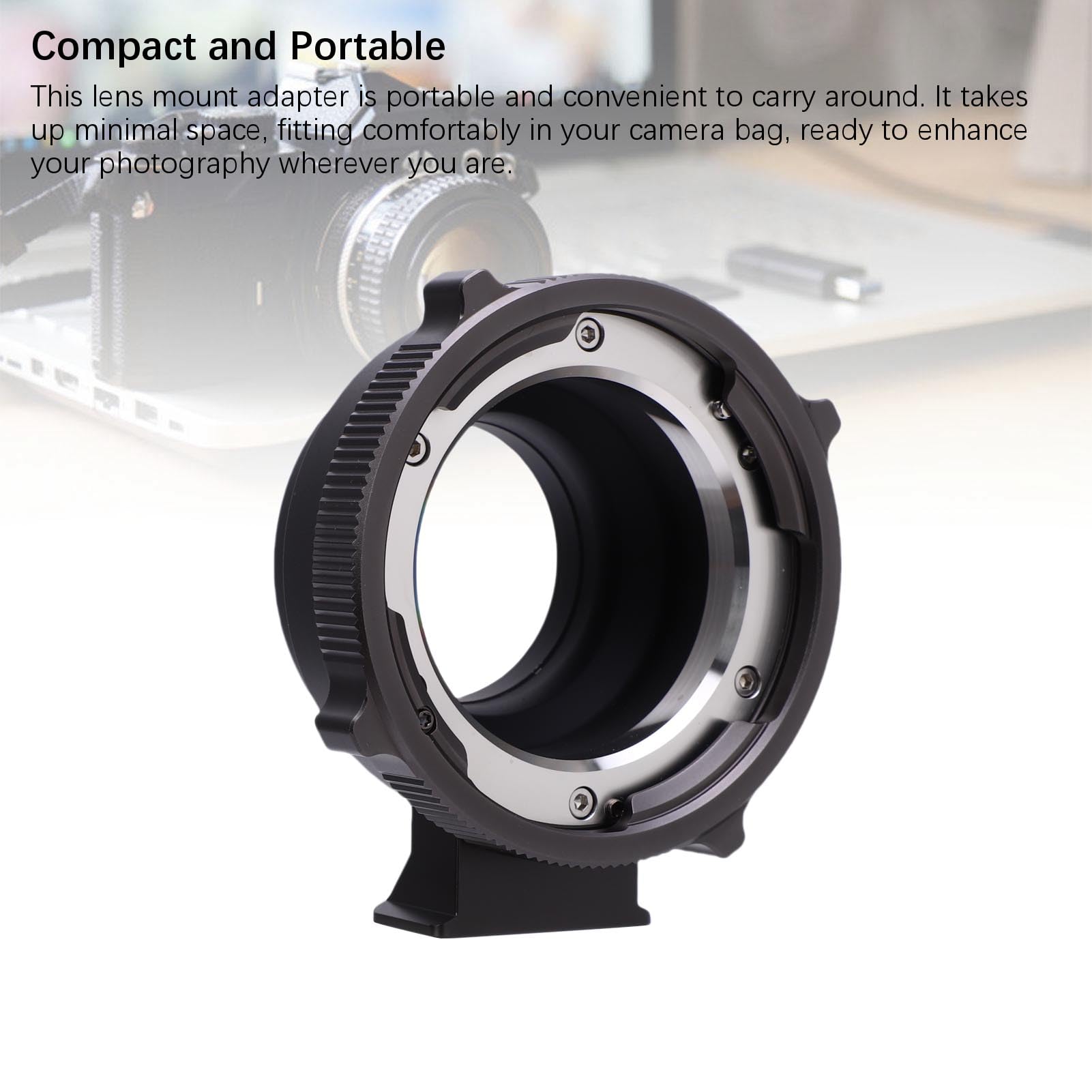 GOWENIC PL to E Mount Obiettivo Adattatore per Fotocamere