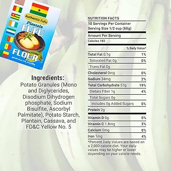 Amazon.com : African Delights Fufu Flour - Instant Fufu Flour