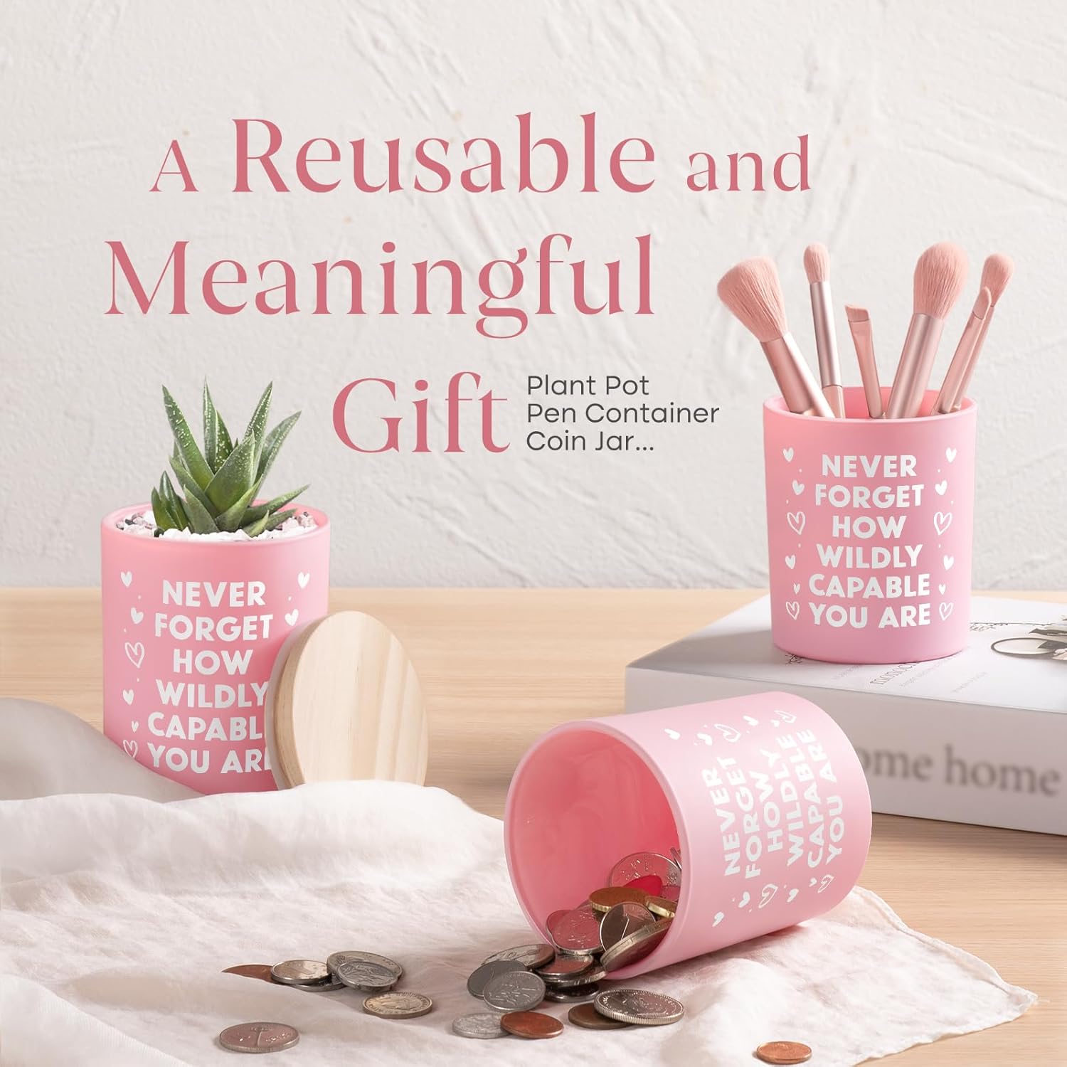 Inspirational Gifts for Women, Motivational Candles, Valentines Day Birthday Gifts for Women, Encouragement Cheer Up Gift for Friends Coworkers Daughters Sisters, Soy Wax Scented Candle 10oz - Image 6