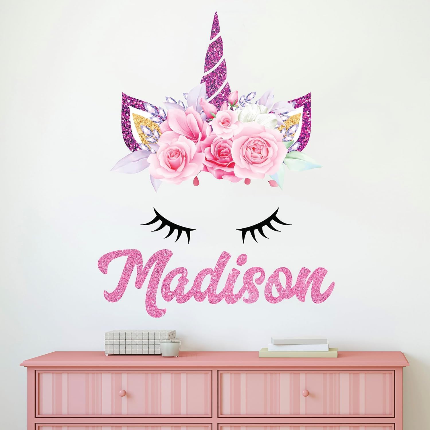 Unicorn Wall Decals for Girls Nursery Wall Decals