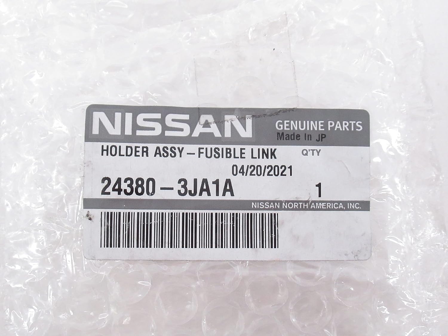 Genuine Nissan 24380-3JA1A - Holder Assy-Fusible Link