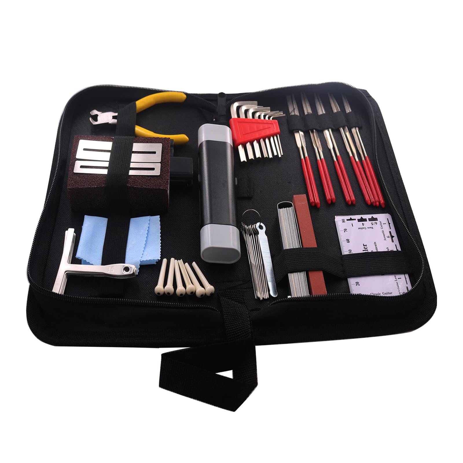 Outils d'entretien de réparation de guitare, kits d'accessoires d'entretien pour guitare, ukulélé, basse
