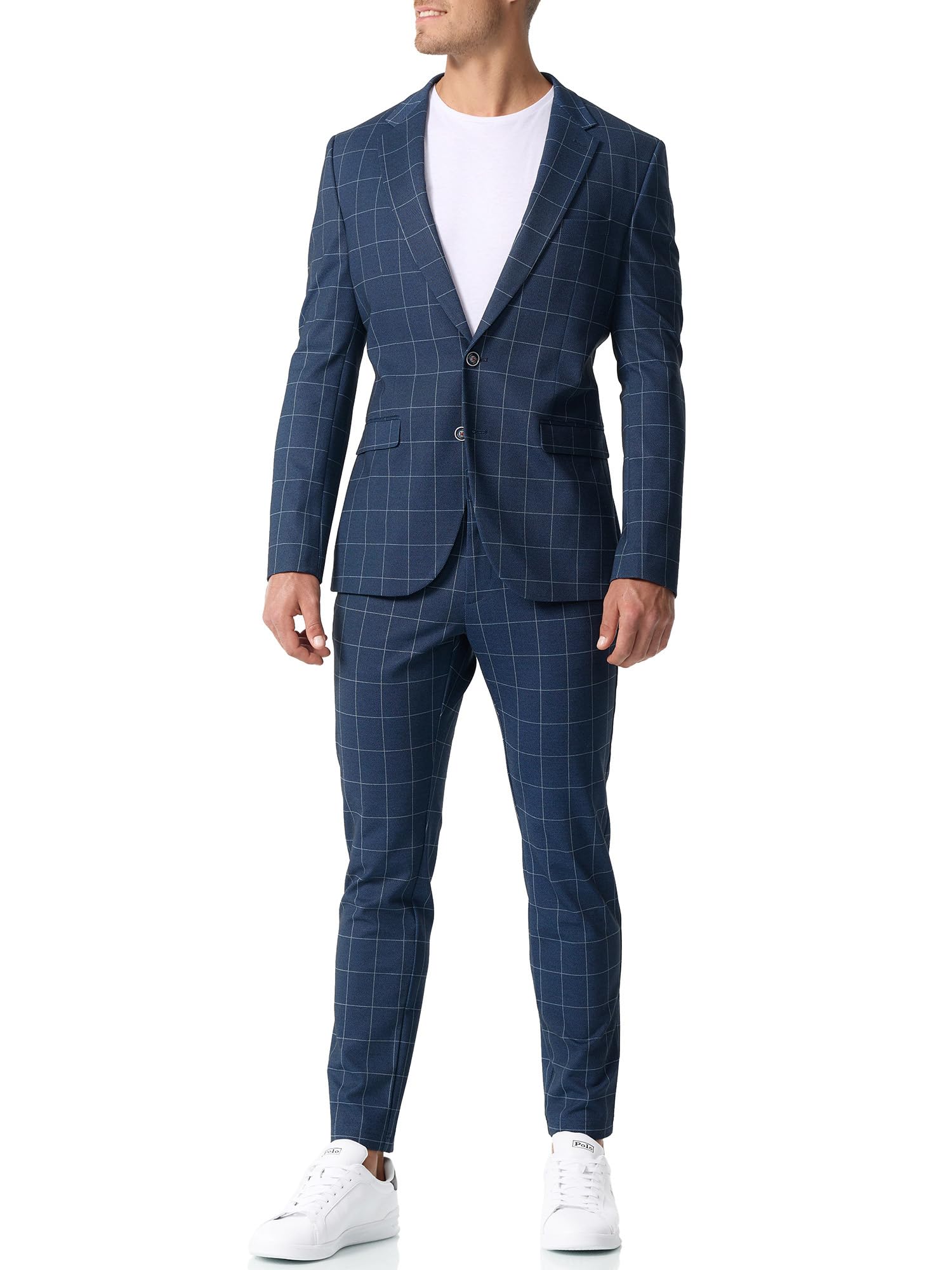 JEFF Herren JFTate Weste Anzugweste elegante Herrenweste mit Viskose-Anteil