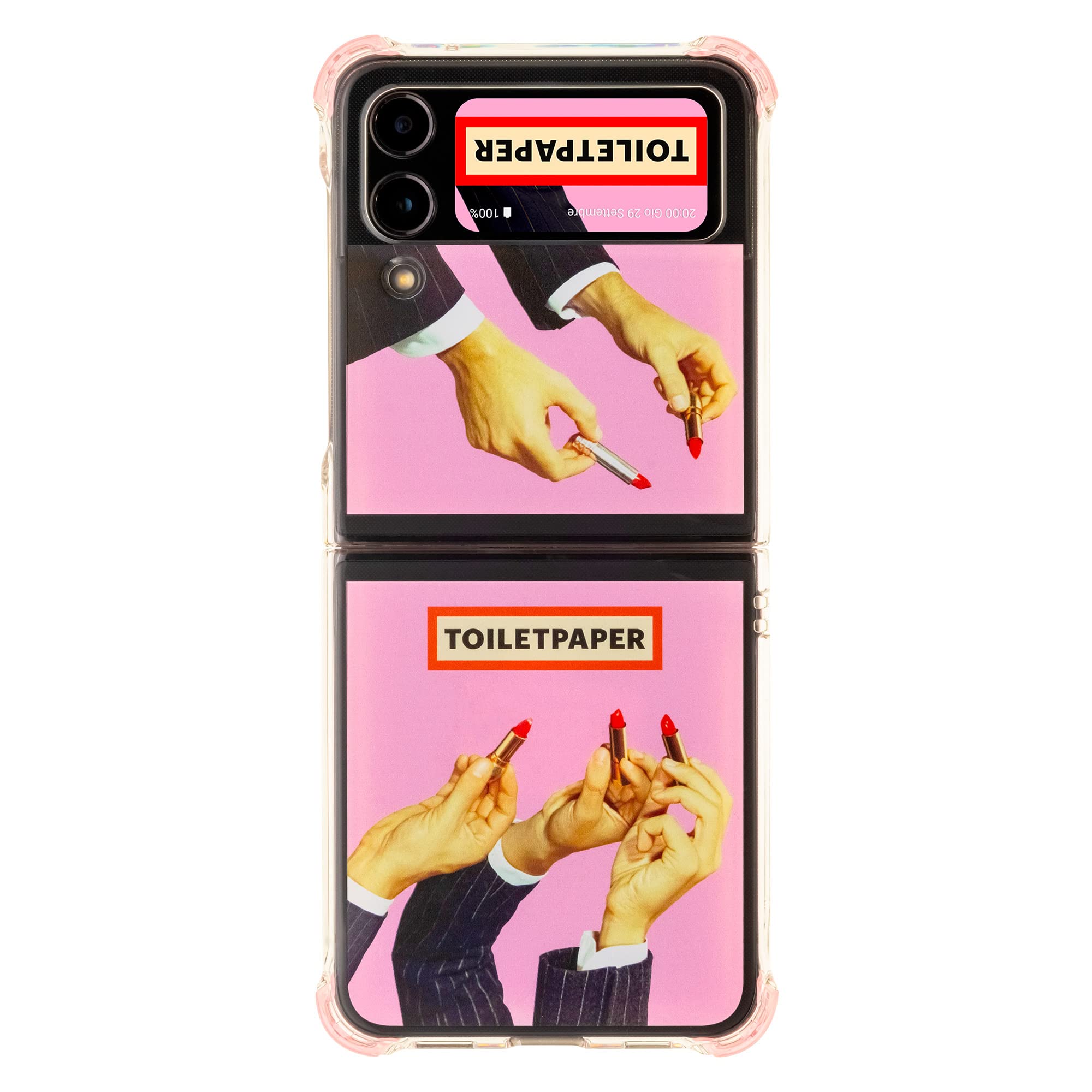 SAMSUNG Case Toiletpaper for Galaxy Z Flip4, Lipstick