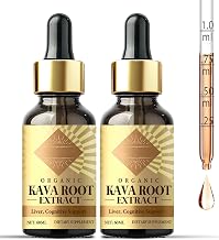 HEALTHCENTER Kava Kava Drops, High Concentration Kava Root Extract for Relaxation and Immune Support, Vegan & Non-GMO, 2 Count