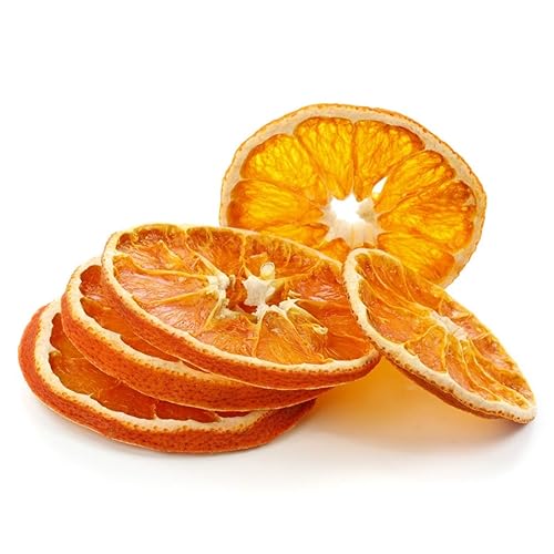 Rebanadas de naranja secas, té de frutas hecho a mano de secado a baja temperatura, rebanadas de naranja seca comestible para decoración de