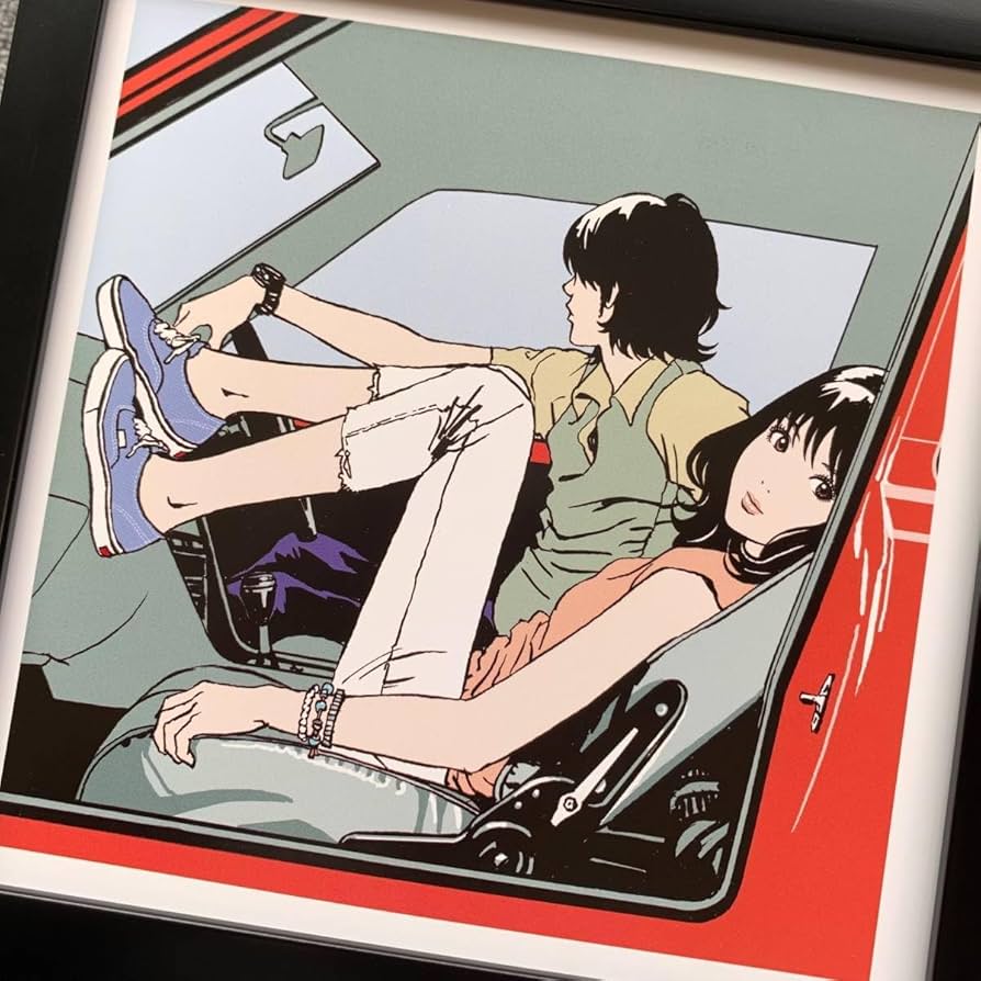 Amazon.co.jp: □江口寿史『date course』スクエア 20cm×20cm 額入り