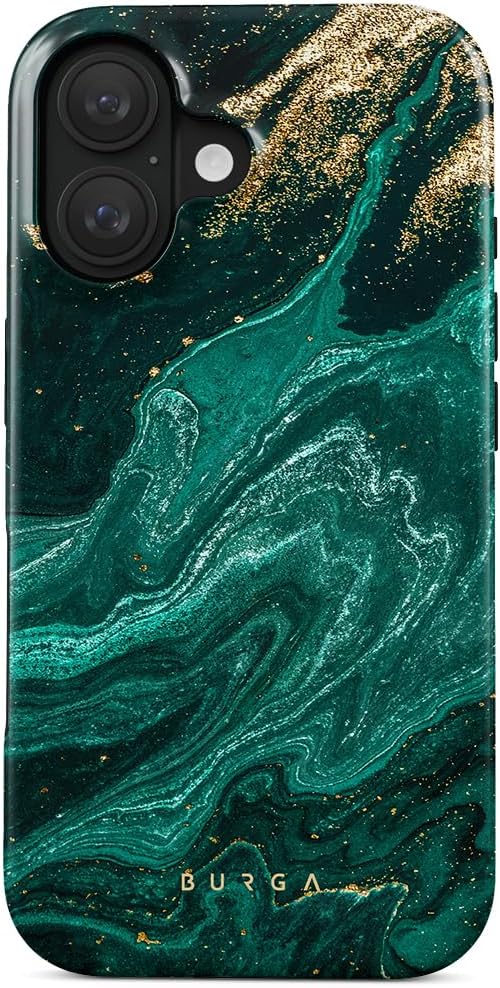 BURGA Phone Case for iPhone 16 - Cute, Trendy, Aesthetic, Pattern Phone Cover, Hard Shell Protection - fits Apple iPhone 16 Case for Women and Men
