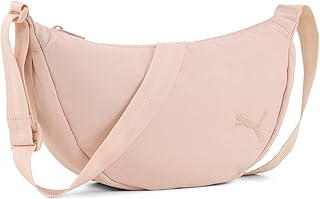 بوما شنطة هاف مون من هير بتصميم هاف مون من الكوارتز الوردي للنساء والشباب والكبار، مقاس OSFA