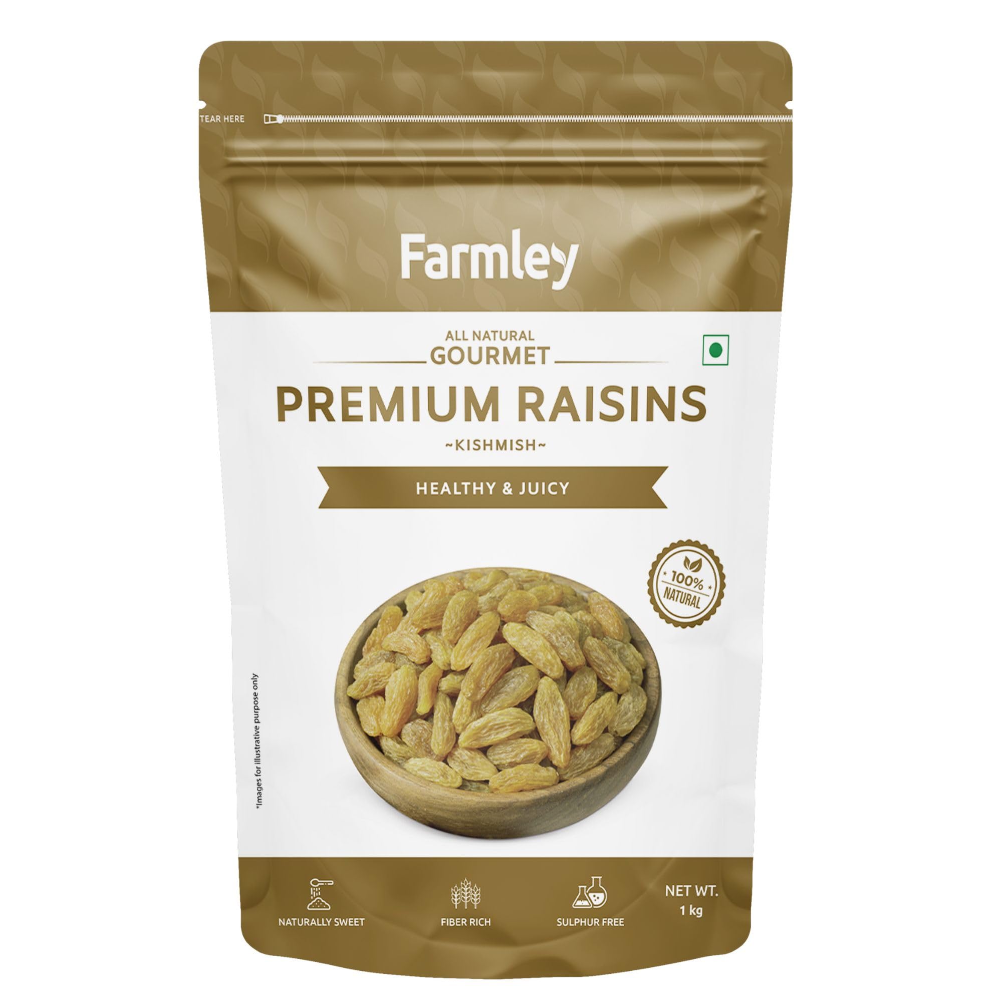 Farmley Raisins Seedless I 1Kg,I Kishmish, Dry Fruits Source Of Potassium, Healthy & Nutritious (Pack of 1) (B08PDDM6L6) Amazon Price History, Amazon Price Tracker