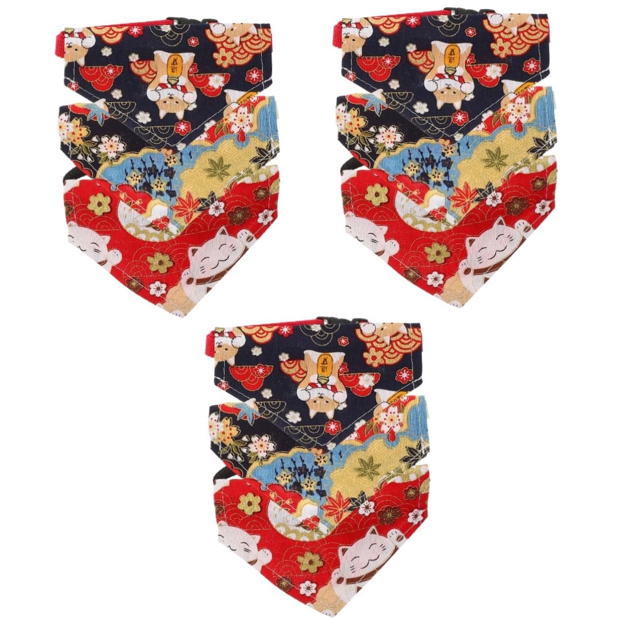 Écharpes chat en coton adorables bavoirs look irrésistible