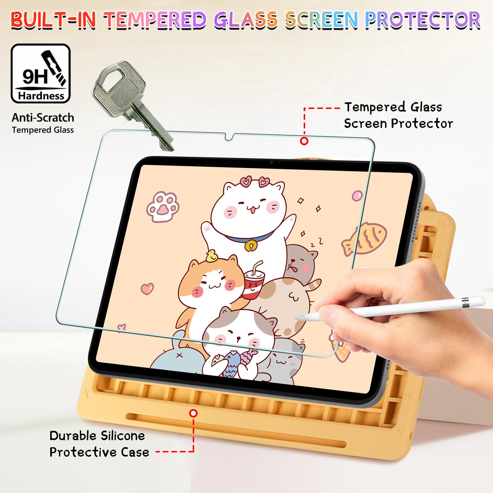 Amazon.com: for Galaxy Tab A9 Plus 11 Inch Case Kids Girls for