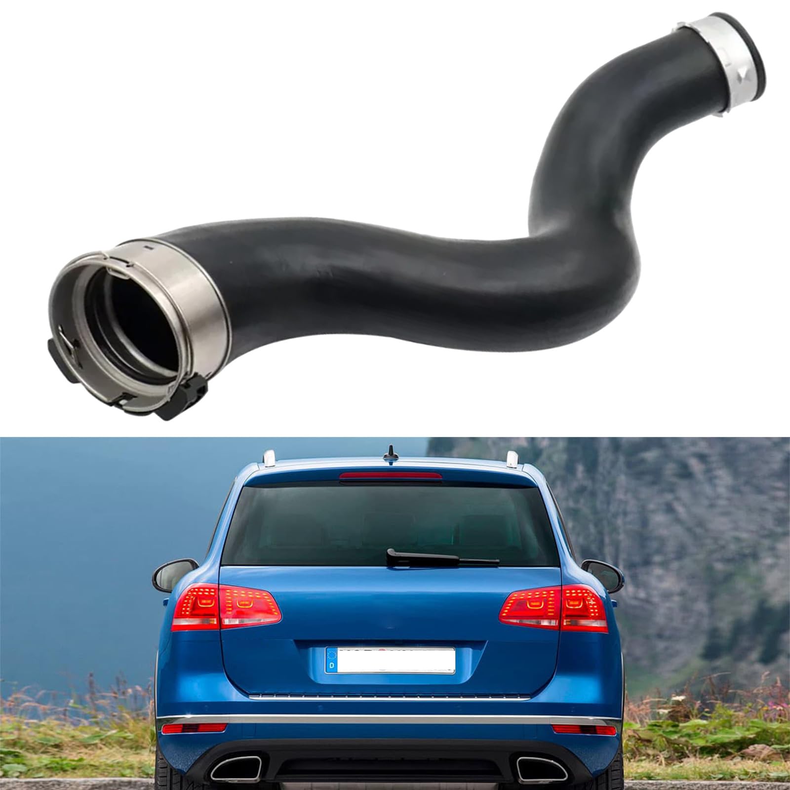 QWQJ Intercooler Tubocharger Air Intake Hose Pipe Replacement Coolant Incooler Hose for E82 Automotive Accessory 11618513289
