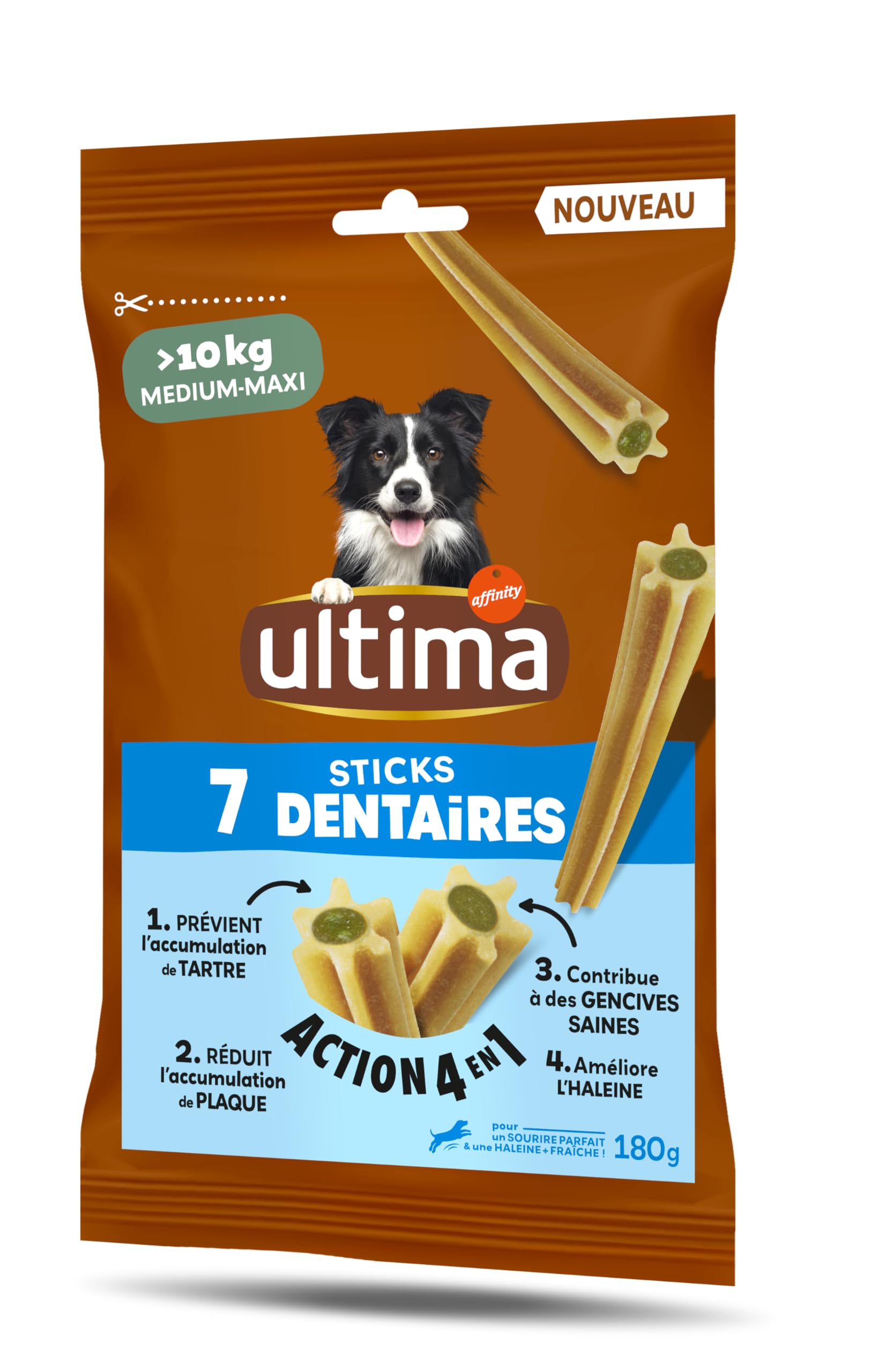 Ultima Friandises pour Chiens Adultes Medium & Maxi - Sticks Dentaires: Lot de 13 x 7-91 Sticks