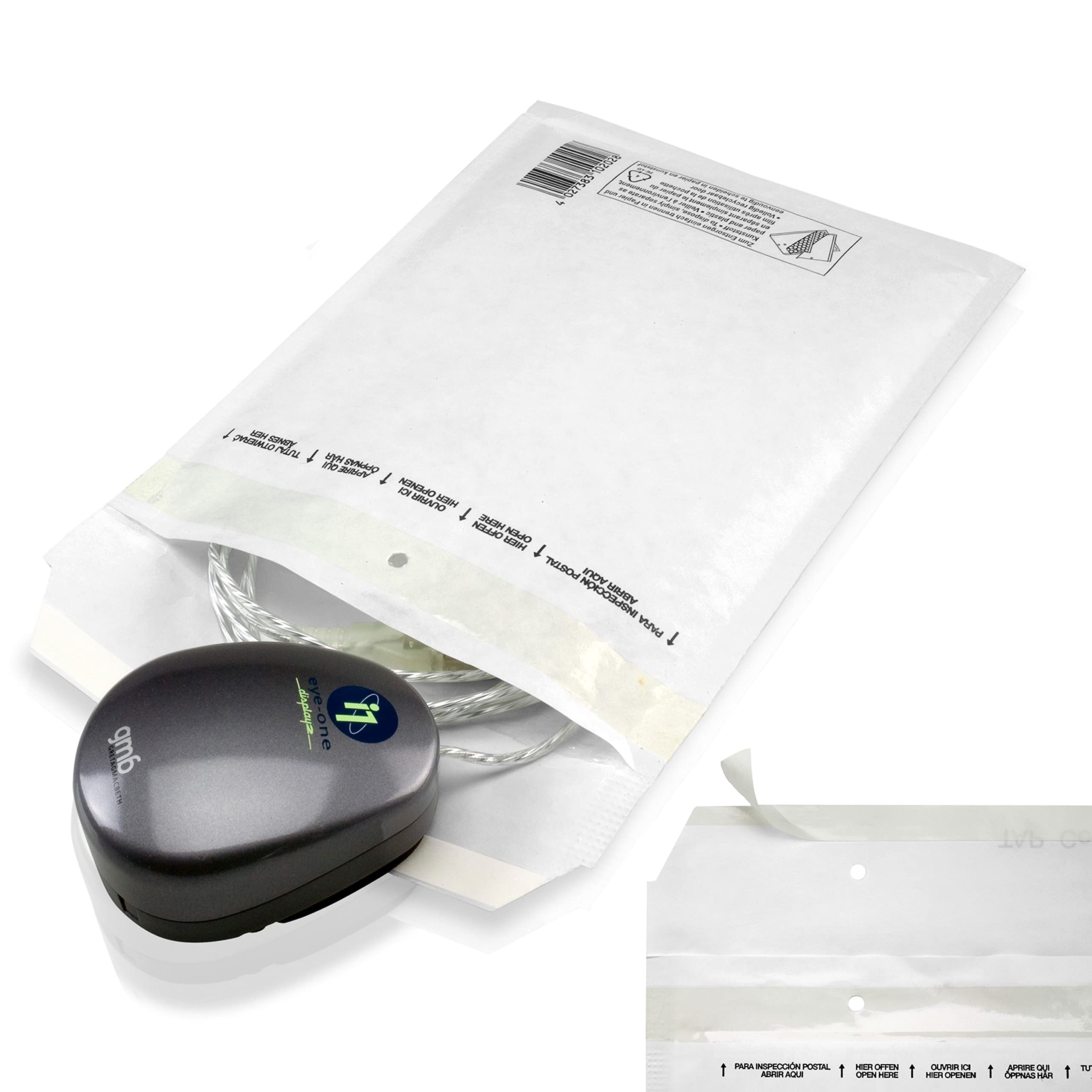 200 Stück Luftpolstertaschen A4 250 x 350 mm Gr.7 (G) weiß selbstklebend - Kraftpapier Luftpolsterumschläge mit Luftpolsterfolie - Luftpolster Versandtaschen für Bücher & Warensendung