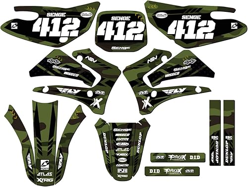 Miniatura 5 de TTR 125 APACHE Gris Senge Graphics 2000-2007, Kit completo compatible con Yamaha