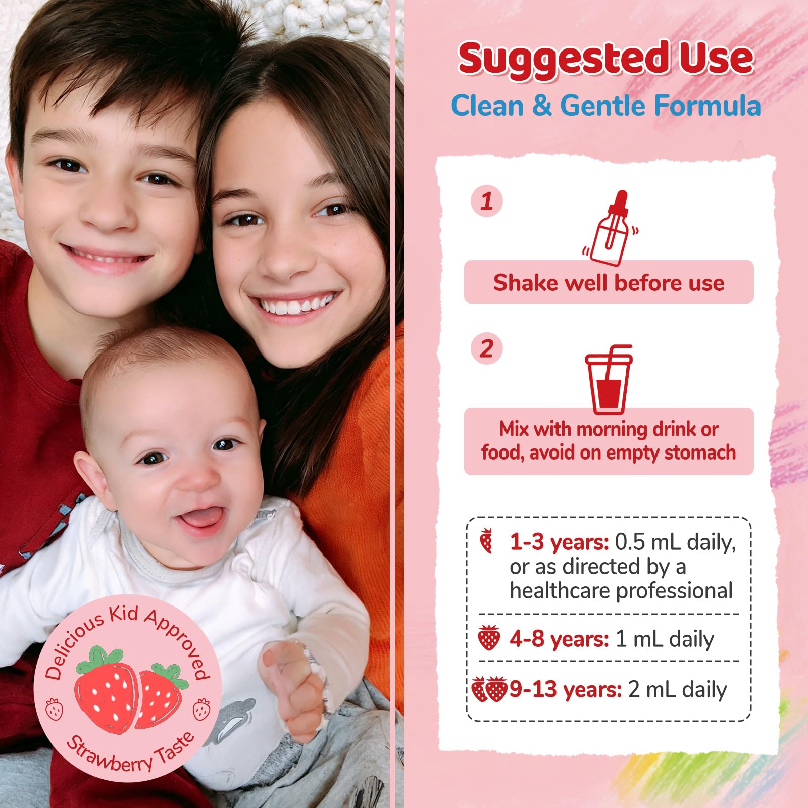 Methylated B Complex for Kids, Vitamin B Complex Liquid Drops — Amazon image 6