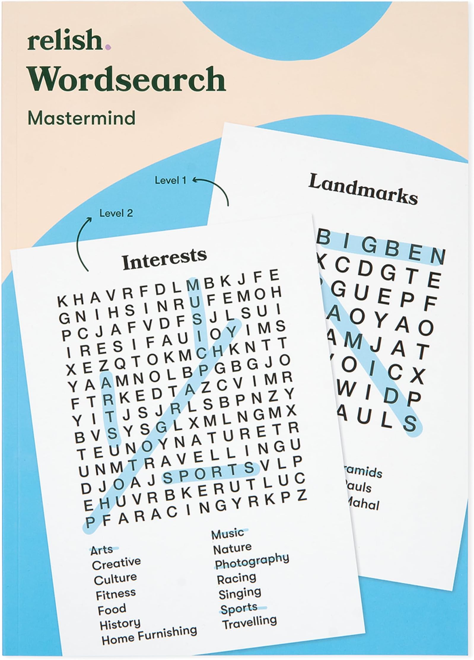 Relish - Large Print Word Search, Alzheimer’s & Dementia Activities & Games, Products & Gifts for Seniors and Elderly