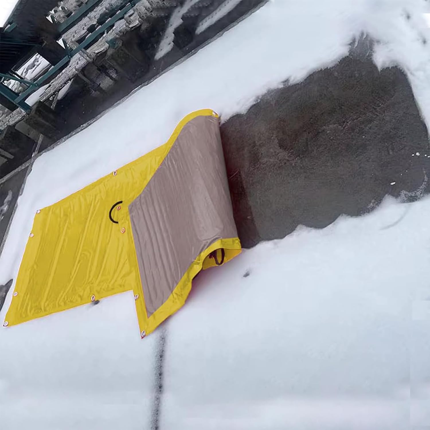 Large-Area Heated Snow Melting Mats for Entrances, Residential Snow-Melting Walkway Mat,3.3x9.8ft No-Slip Ice and Snow Melting Blankets for Ground Anti-Freezing and Heat Preservation