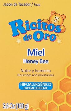 Ricitos De Oro Grisi Honey Bee Bath Soap, 3.5 Oz