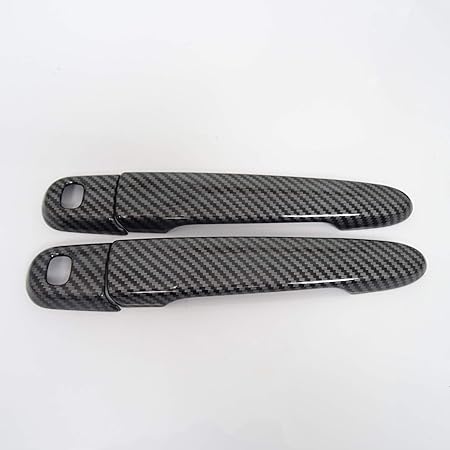 Amazon ダイハツ コペン La400k ローブ エクスプレイ セロ クーペ S Grスポーツ ガーニッシュ カーボン ルック ドアハンドル ドアノブ ドア サイド カバー ガーニッシュ H 室外ドアハンドル 車 バイク