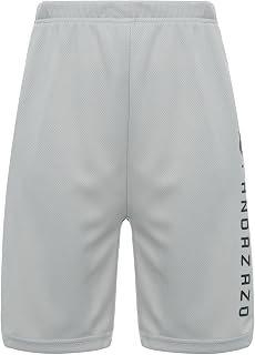 Yeahdor Little Big Boy's Quick Dry Elastic Waist Shorts Workout Gym Active Short Pant Running Cycling Undershort