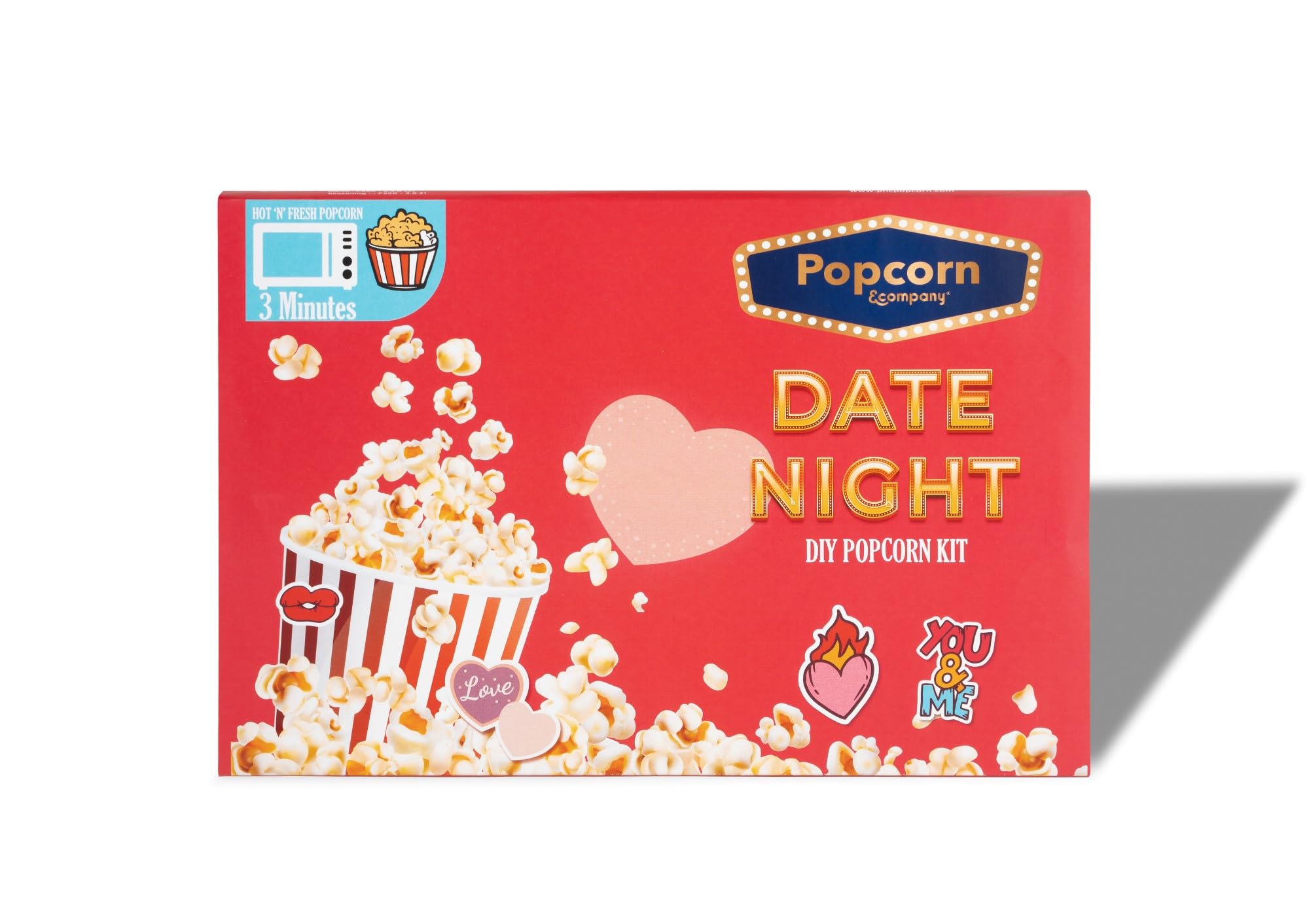 Popcorn & Company Popcorn Kernels Seeds with Seasoning Instant Popcorn/Microwave Popcorn Seeds (Date Night Kit-Setof5) (B0D9QPFNKL) Amazon Price History, Amazon Price Tracker
