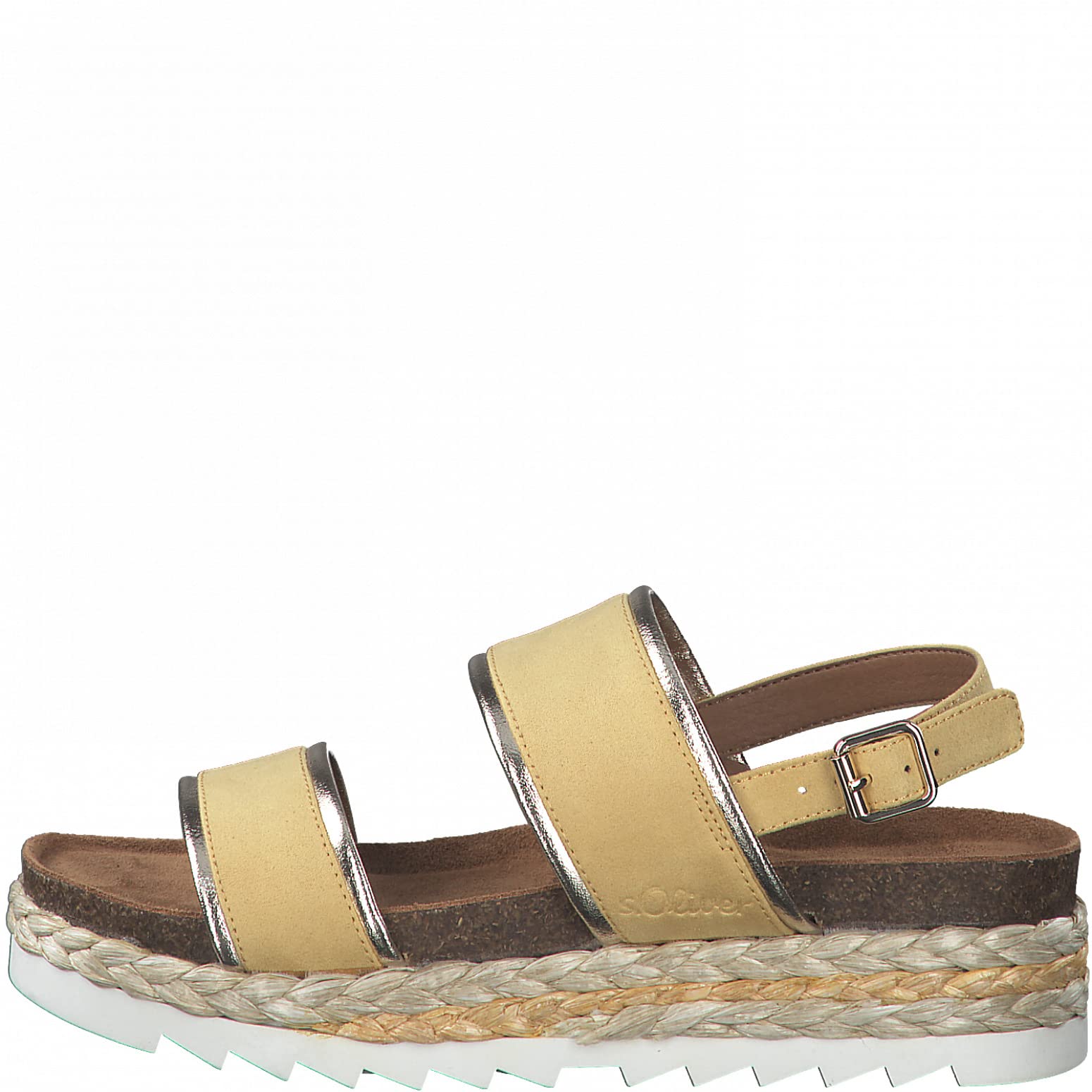 s.Oliver 5-5-28702-28, Flat Sandal, YELLOW,