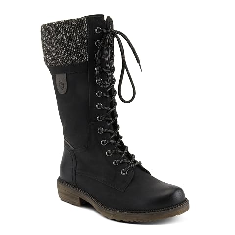 Spring Step Yosemite Waterproof Winter Boots for Women Womens Booties with Comfortable Lace Up with Zipper Stylish Sweater