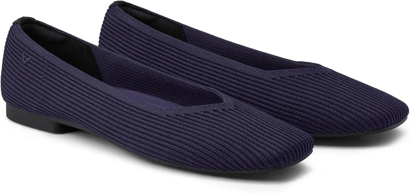 VIVAIA Womens Margot 2.0 Square-Toe Ballet Flats