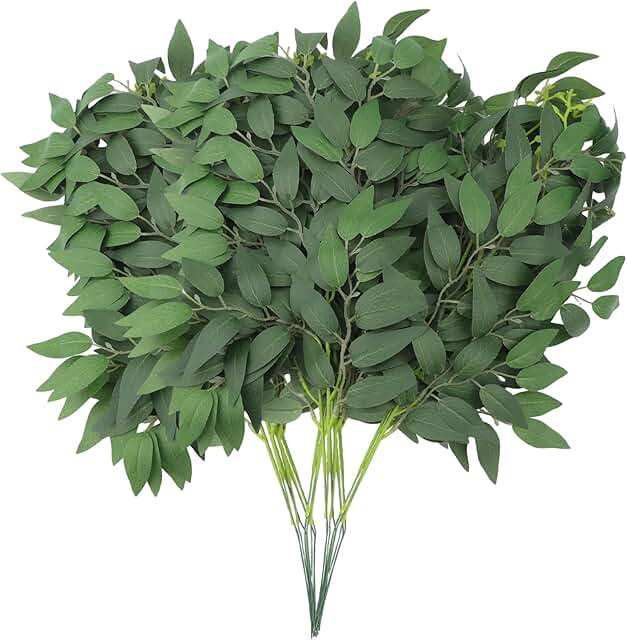 20Pcs Italian Ruscus Greenery, 23