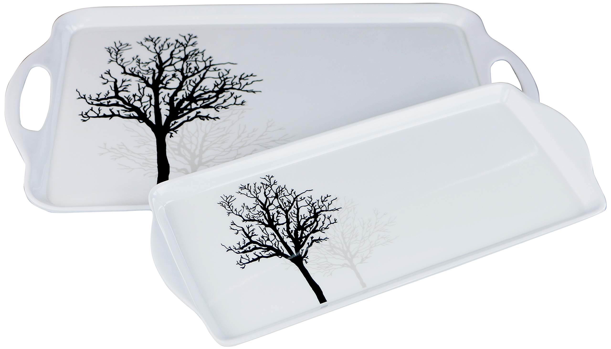 Buy Corelle Coordinates Rectangular and Tidbit Serving Tray Set, White