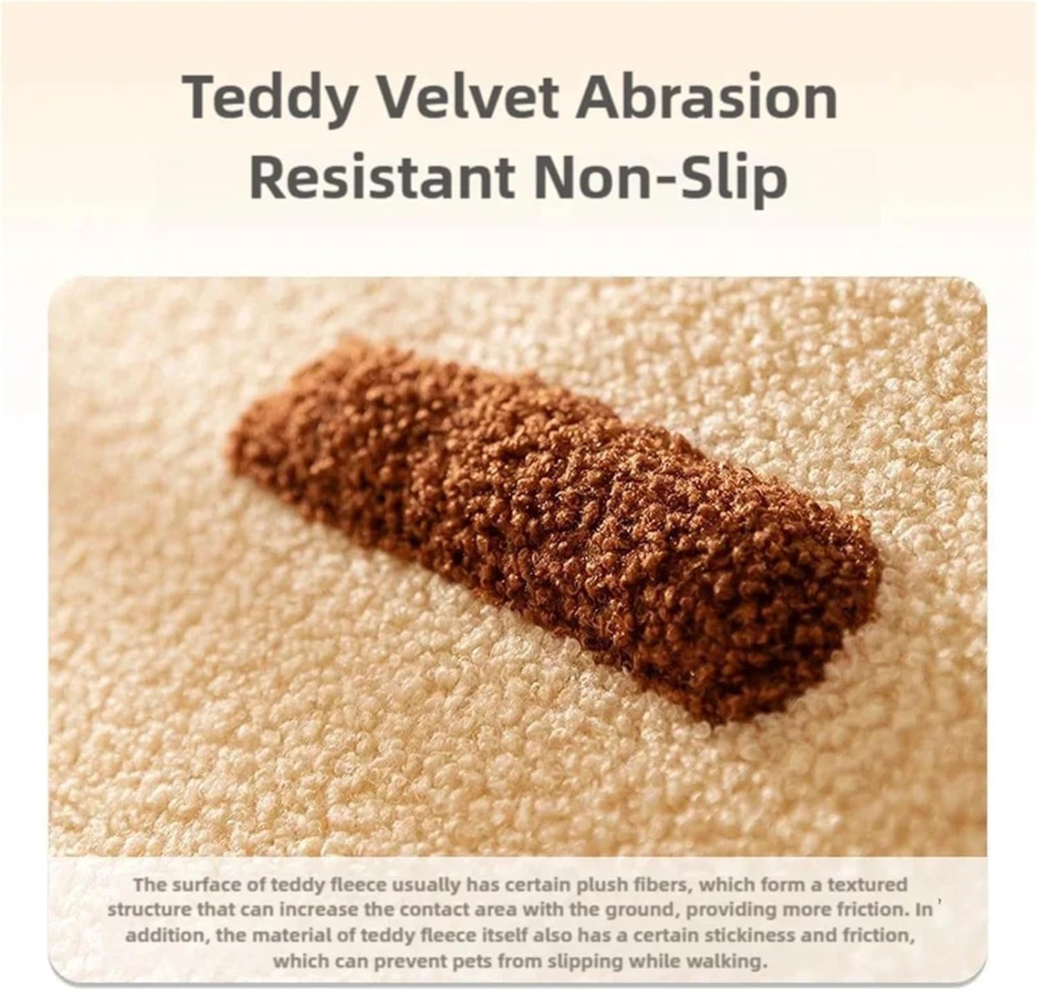 Compatible for 2-Step Dog Stairs, Non-Slip Puppy Ramp for Bed Sofa, Helpful for Older Pets(Khaki 3 Steps)