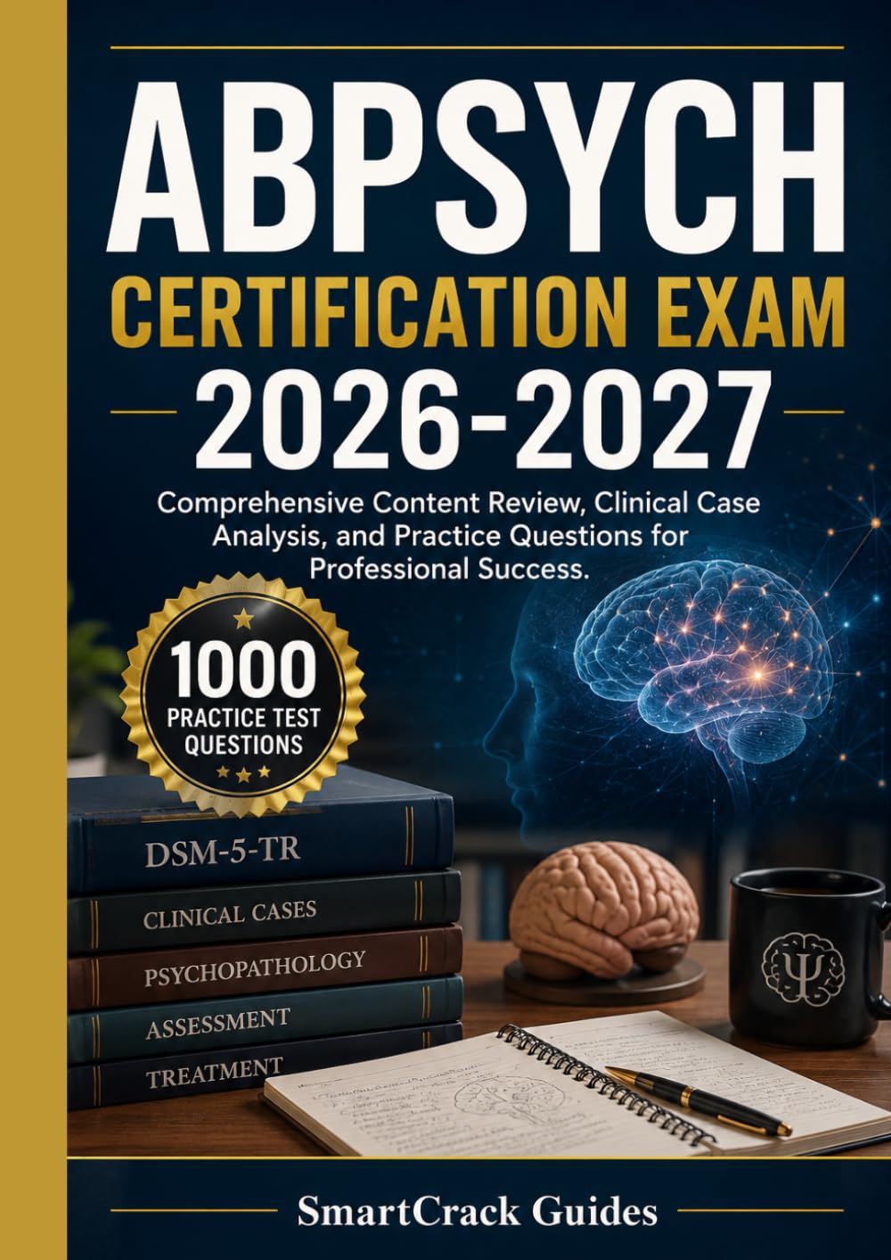 ABPSYCH CERTIFICATION EXAM 2026-2027: Comprehensive Content Review, Clinical Case Analysis, and Practice Questions for Professional Success