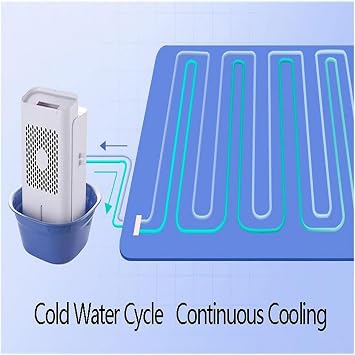 Mattress Cooler Classic,Chilled Mattress Topper Water Cooling Pad Systems for Sleeping Chilled Mattress (Double)
