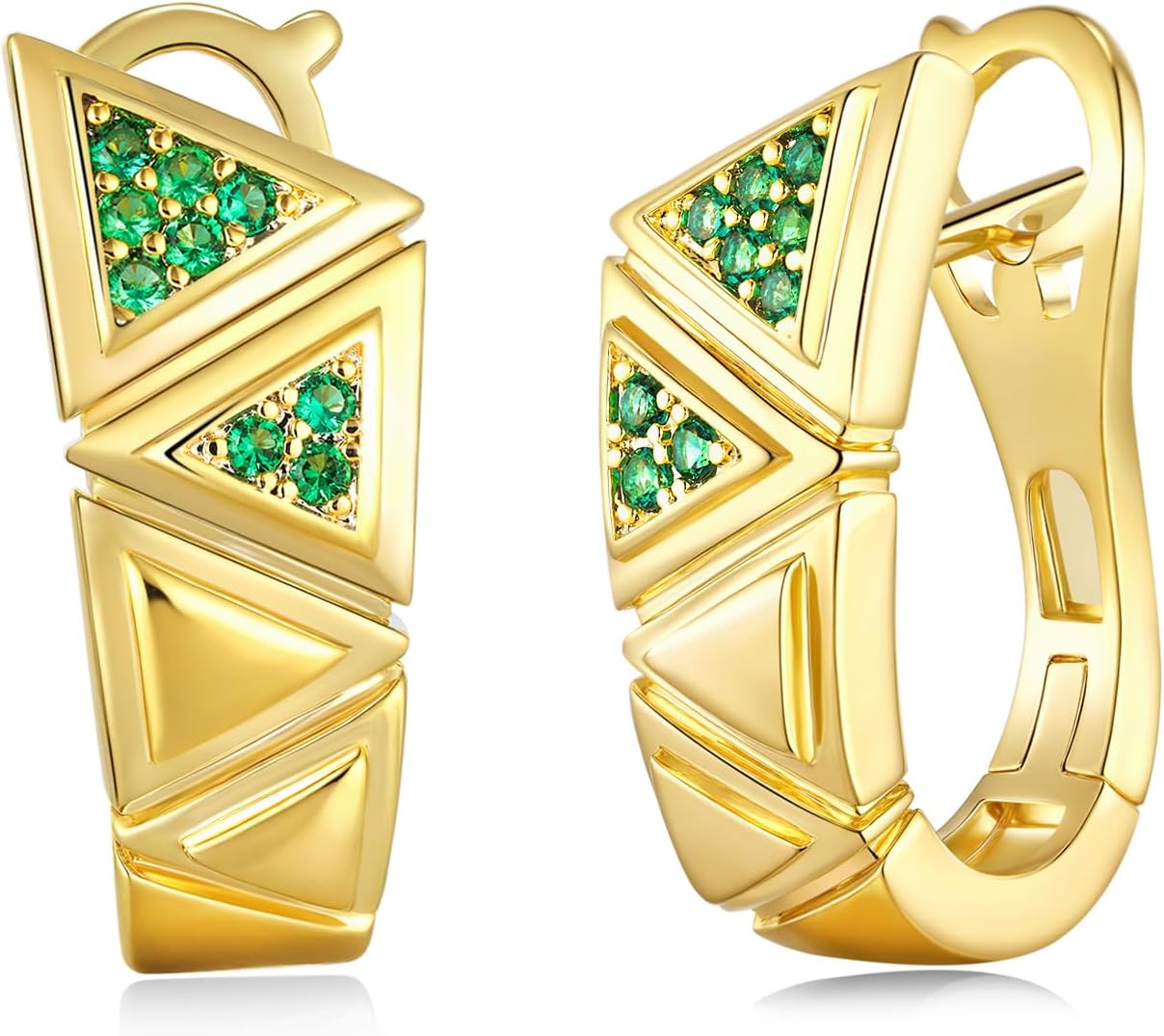 18K Gold Plated Chunky Curve Twisted Open Hoop Statement Stud Earrings with CZ for Women by SNGIA, Large Handmade Spiral Texture Braided Formal Trendy Hoop Jewelry Gifts, Big Circle Geometric Shell Beachy Vacation Fashion Hanging Earrings Accessories, Vintage Retro Thick Bohemian Nickle Free Circular Sun Dangle Earrings.