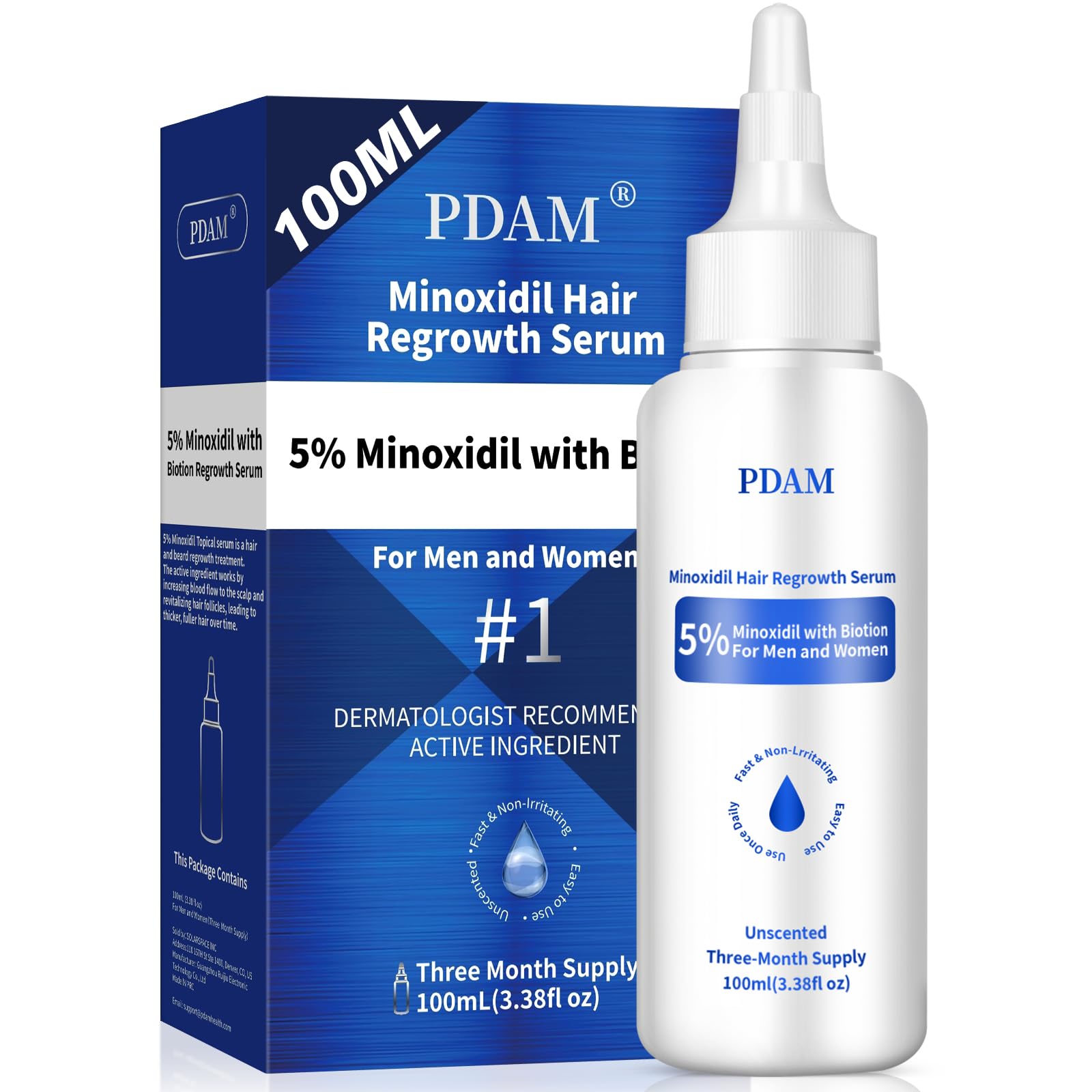 Picture of Buy Minoxidil for Men Hair Growth Serum - 100 ML Minoxidil for Women ...