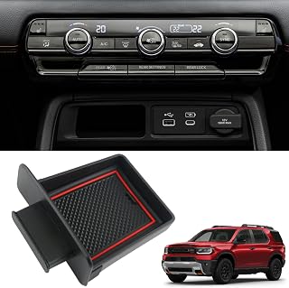 Center Console Storage Drawer Tray for 2023-2026 Honda Pilot/Passport | Pull-handle Drawer Adds Hidden Center Console Storage, Keeps Small Items Organized, ABS, Drop-in (Not for Ridgeline)