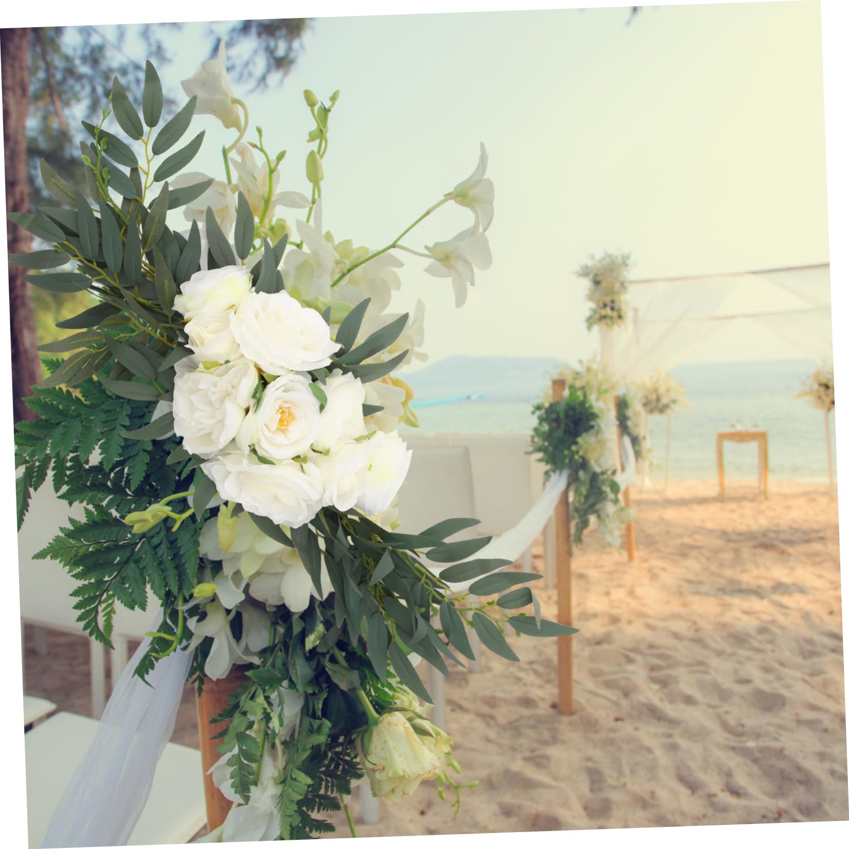 2 Stücke Ic Decor Künstliche Swag Hochzeit Arch Dekorative Ornamente