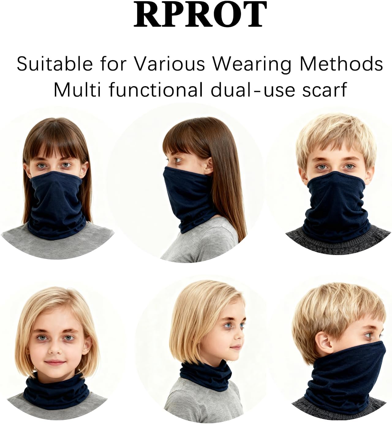 Protection Scarf,Effective 99.99% Anti R.adiation Neck Warmer,E.M.F Protection Face Covering Shielding Cell WiFi 5G RF