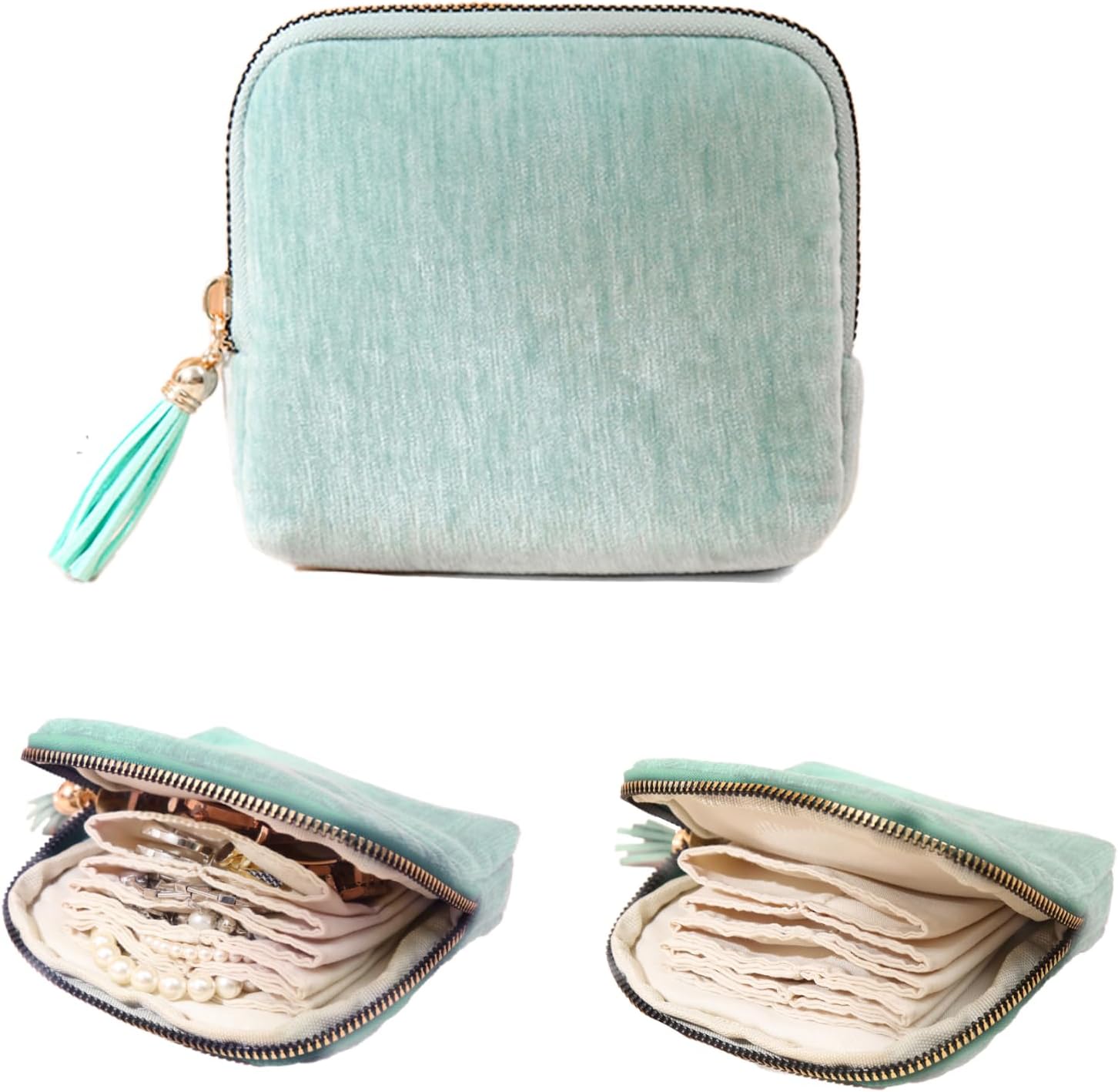Small Travel Jewelry Case, Portable Travel Jewelry...