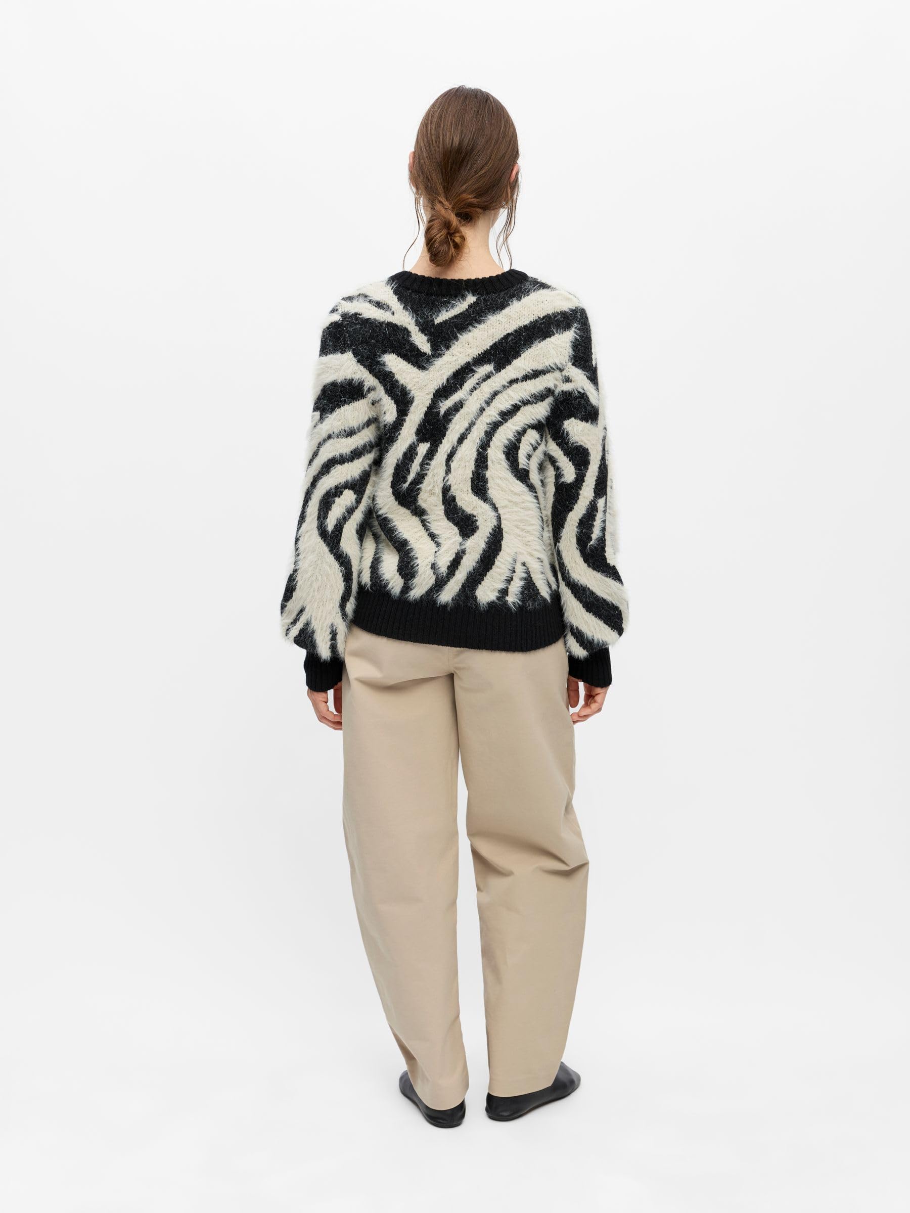 Object Objhollow L/S Re Knit Pullover Objhollow L/S Re Knit Pullover Noos Donna (Pacco da 1)